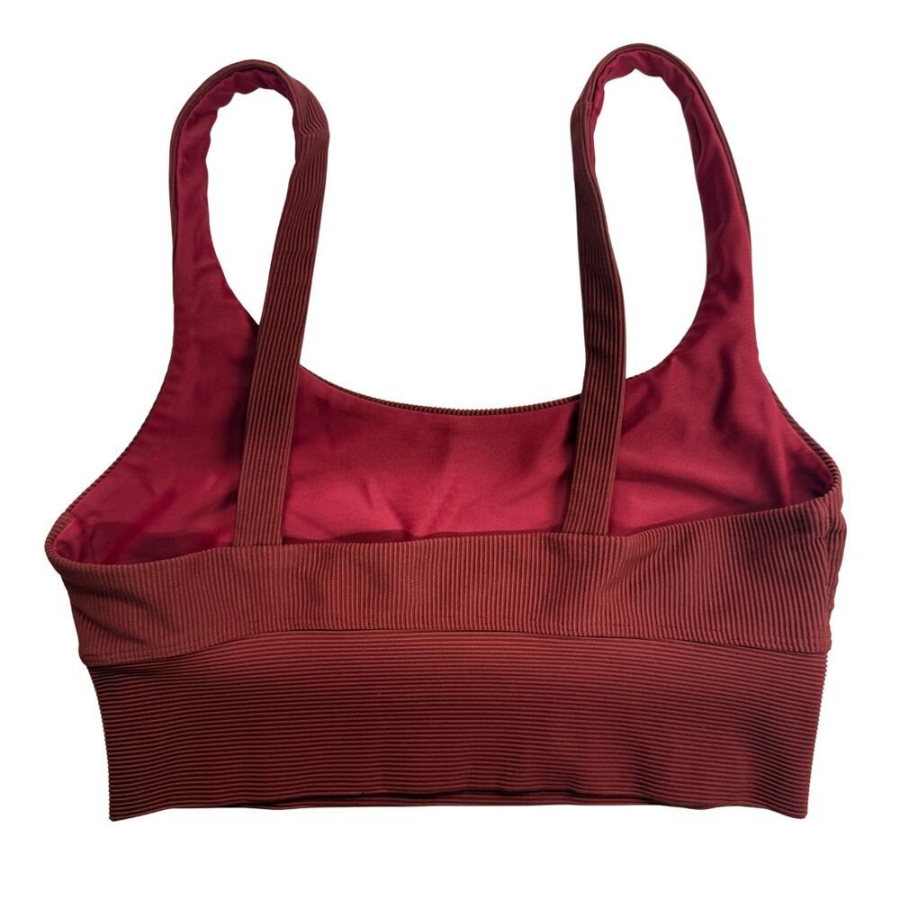 Beach Riot Ribbed Oxblood Legging & Sports Bra Set XS Activewear - Picture 9 of 13
